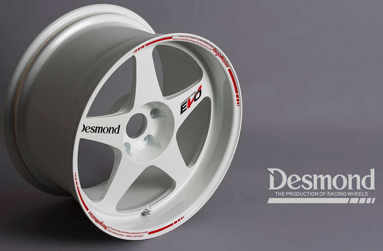 New Specs: Desmond Regamaster EVO II 18X9.5 5X114.3 +12 Offset 