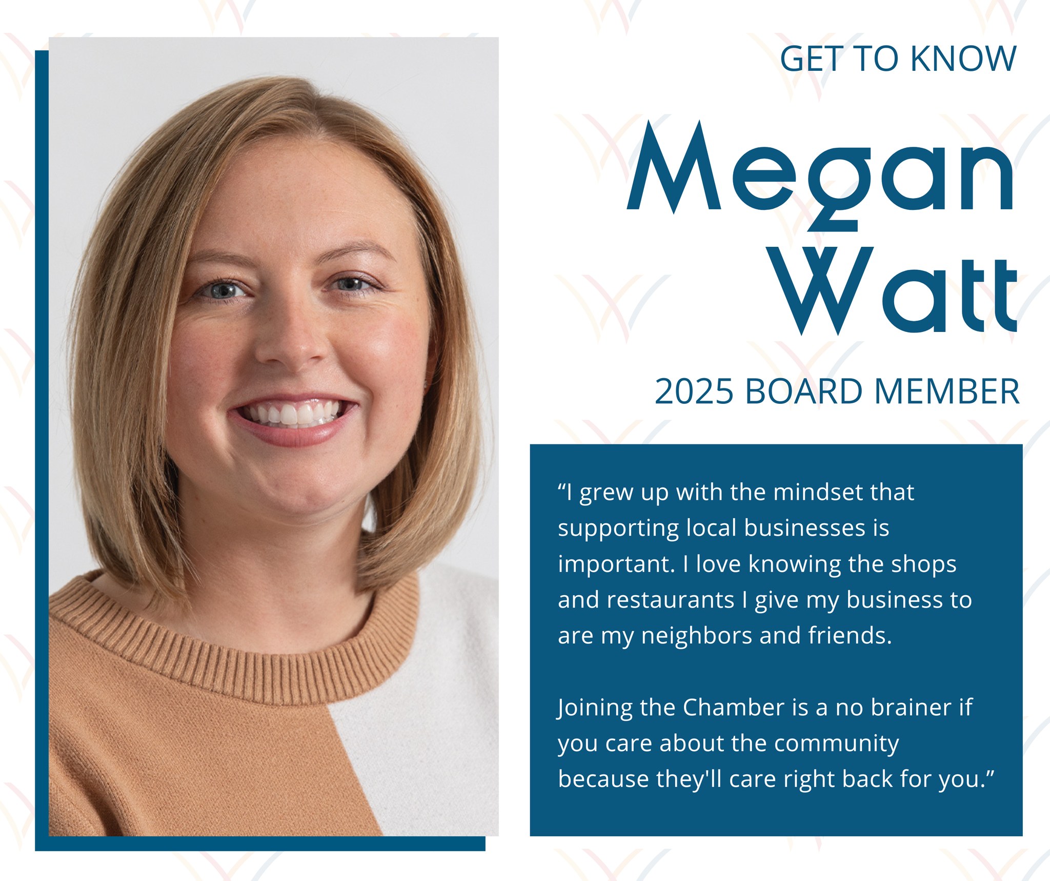 Waukee - Get to know our 2025 Board Member: Megan Watt! Megan works at ...