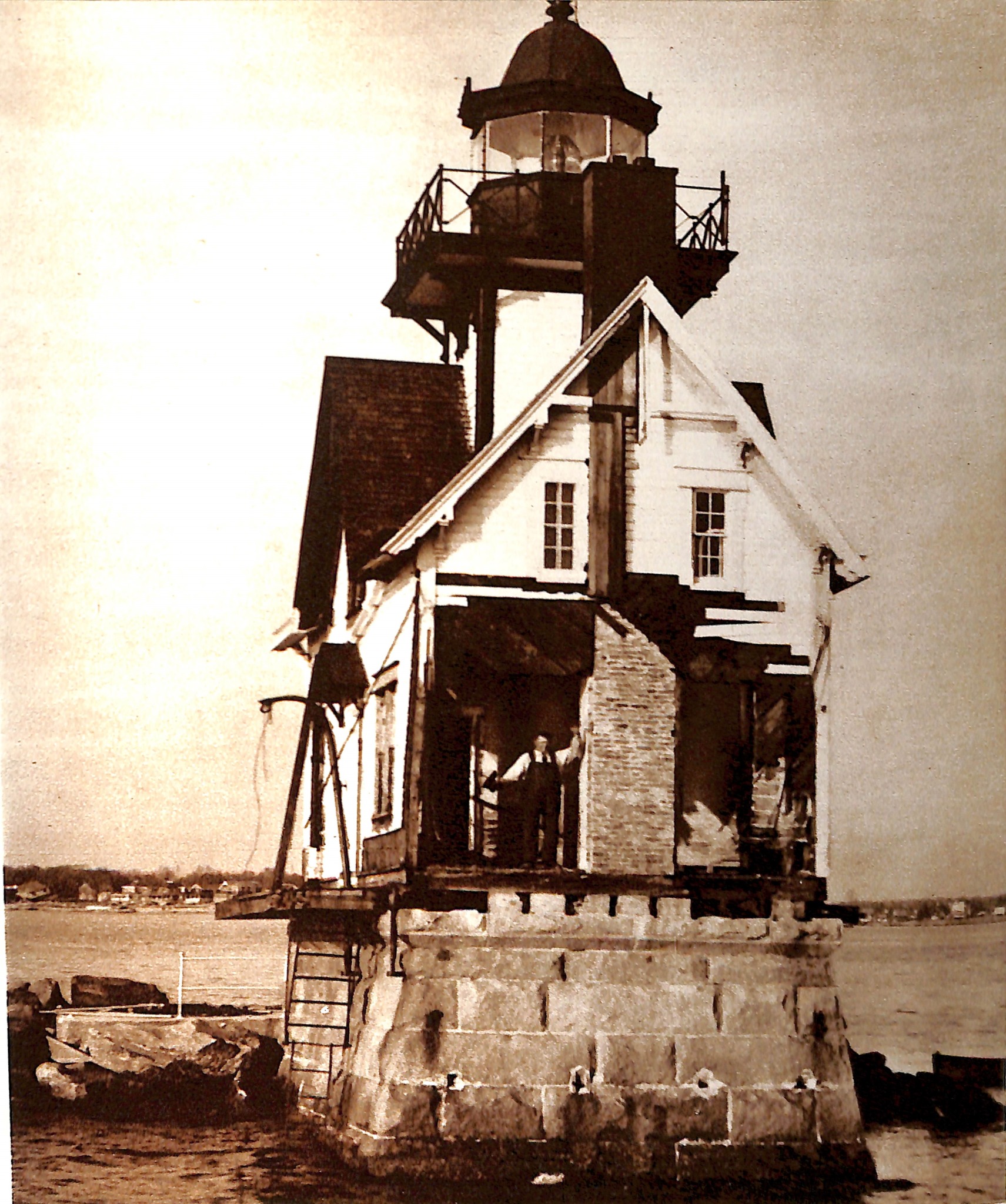 National - Bullocks Point Lighthouse During the height of the 1938 ...