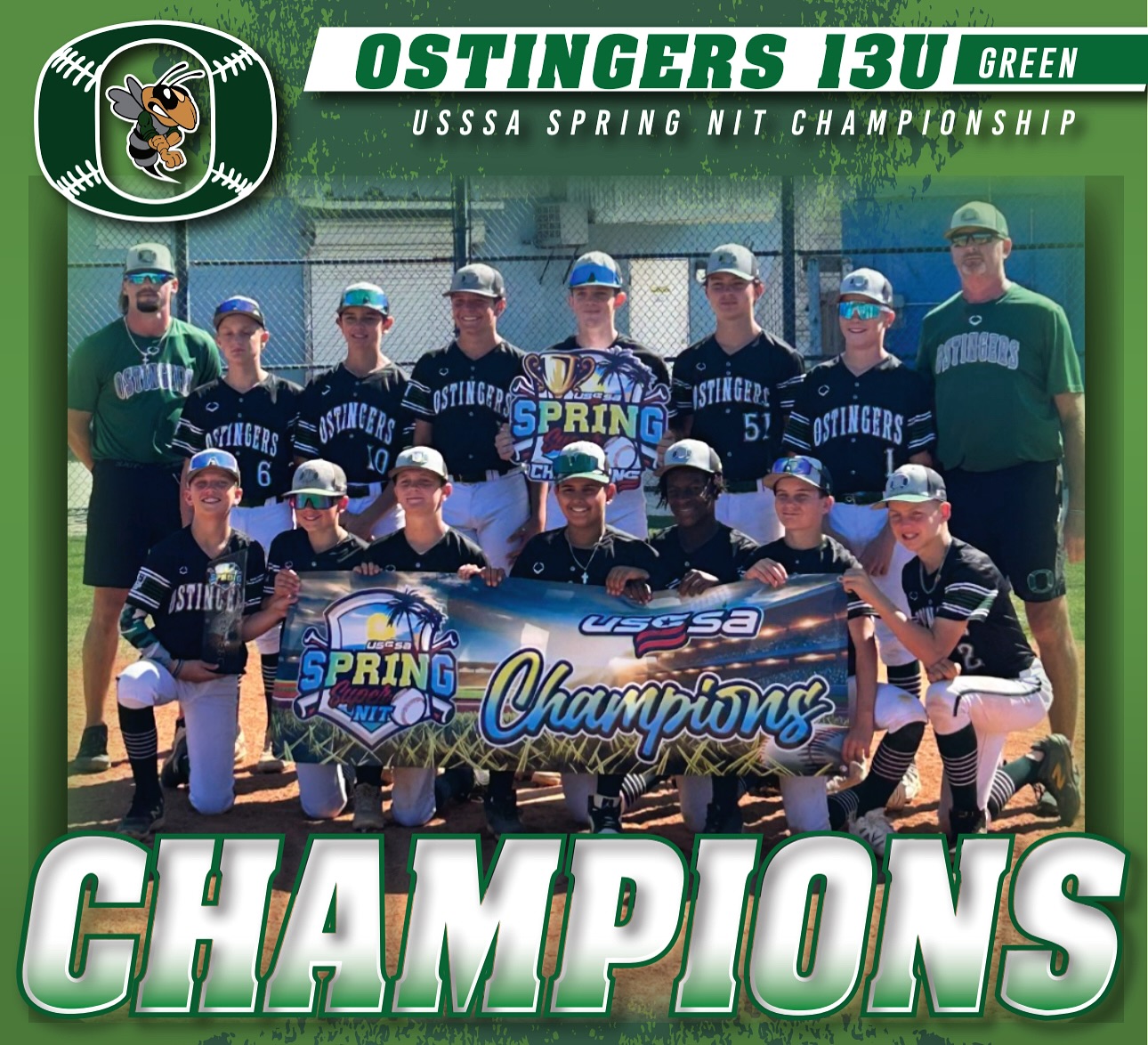 Ostingers - Congratulations to Ostingers Baseball Club 13u Green on ...