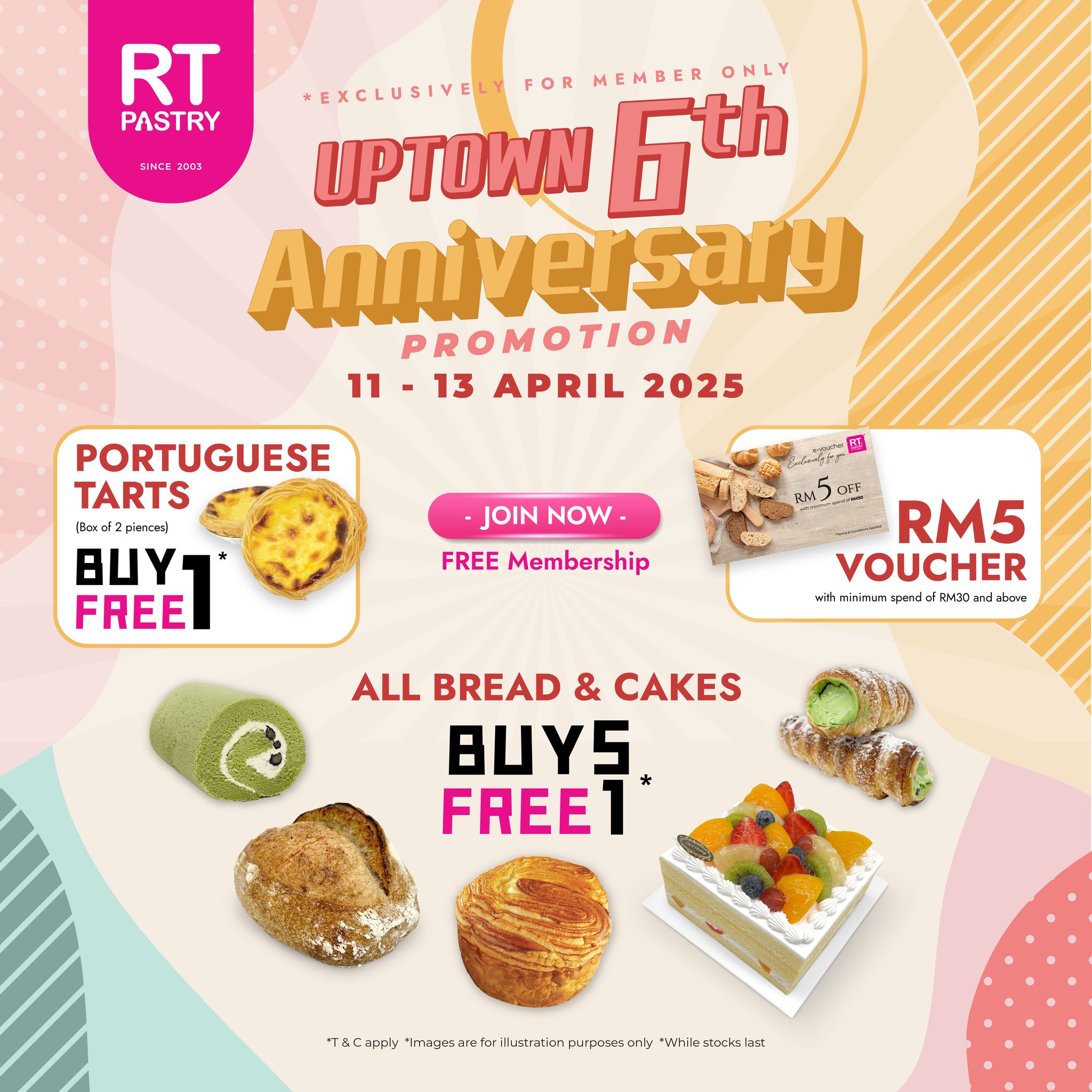 RT - 🎉 RT Pastry @ Damansara Uptown Turns 6! 🎉 We couldn’t have done it ...