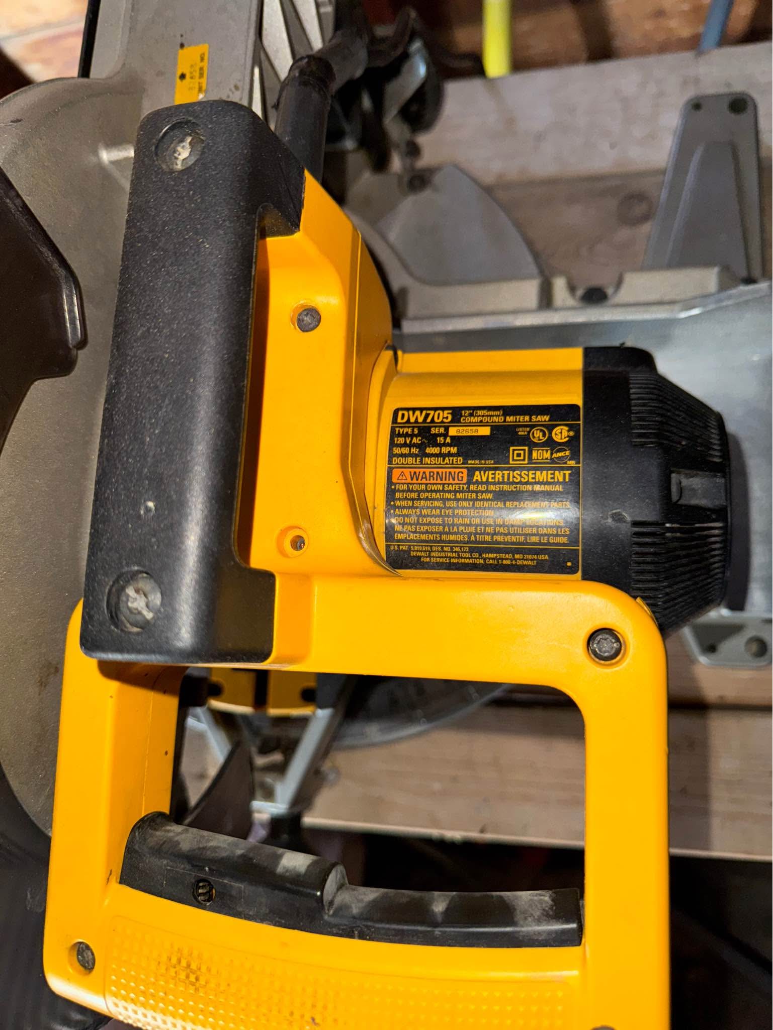 Dewalt (DW705) 12” Miter Saw - Saws & Blades - Lancaster, Ohio ...