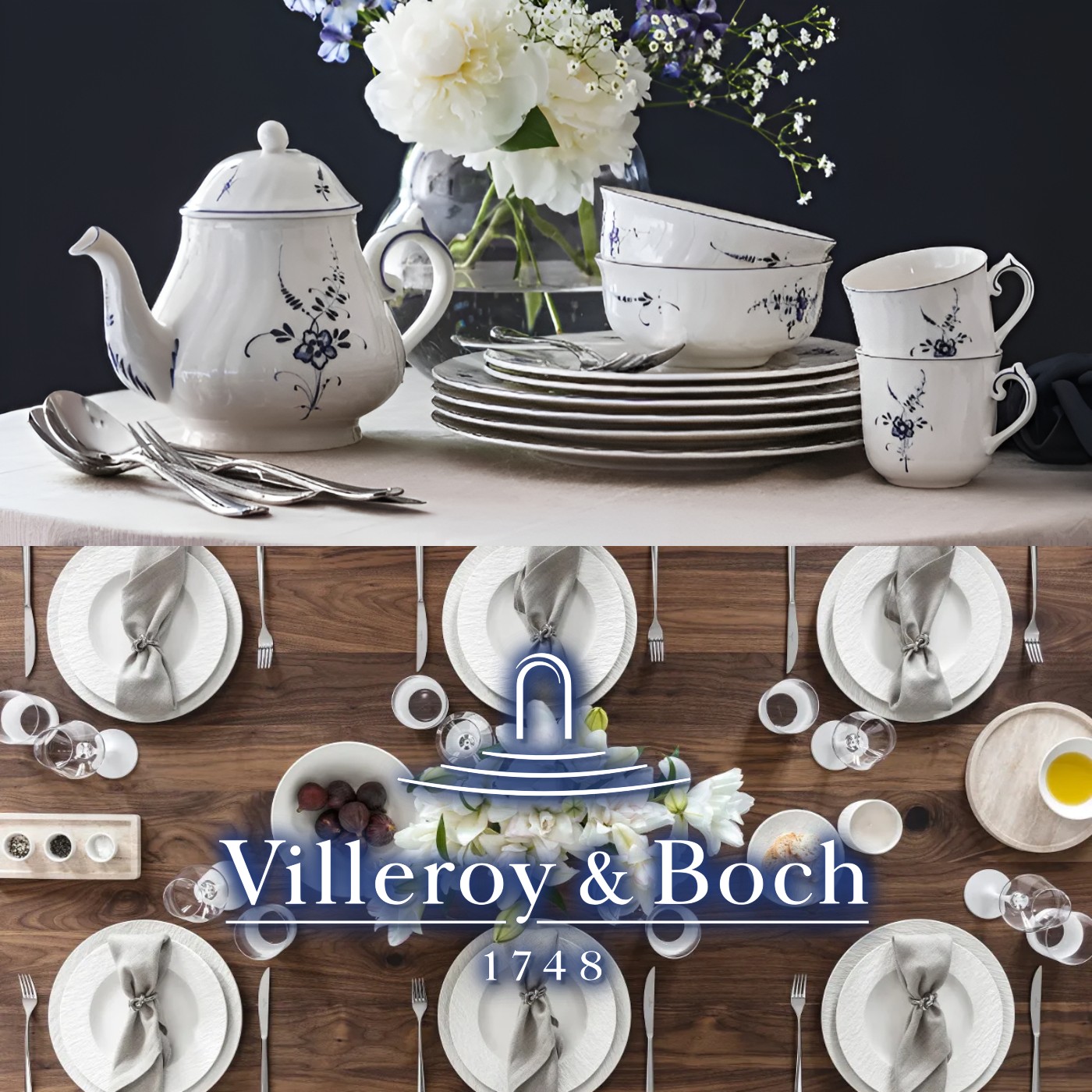 We share with you yet another stunning vintage porcelain set from
