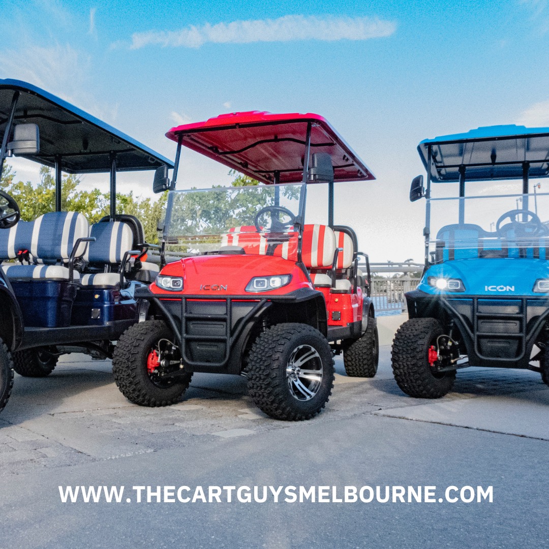 The Cart - Our Icon EV carts all come with 48 volt AC drive, 4-wheel ...