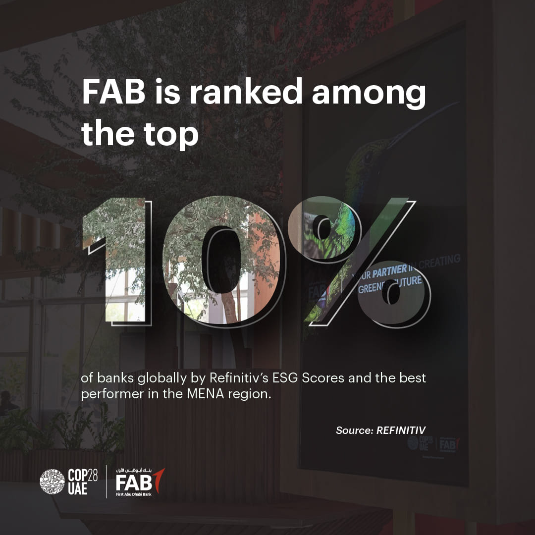 FAB - We are proud to announce that #FAB is in the top 10% of global ...
