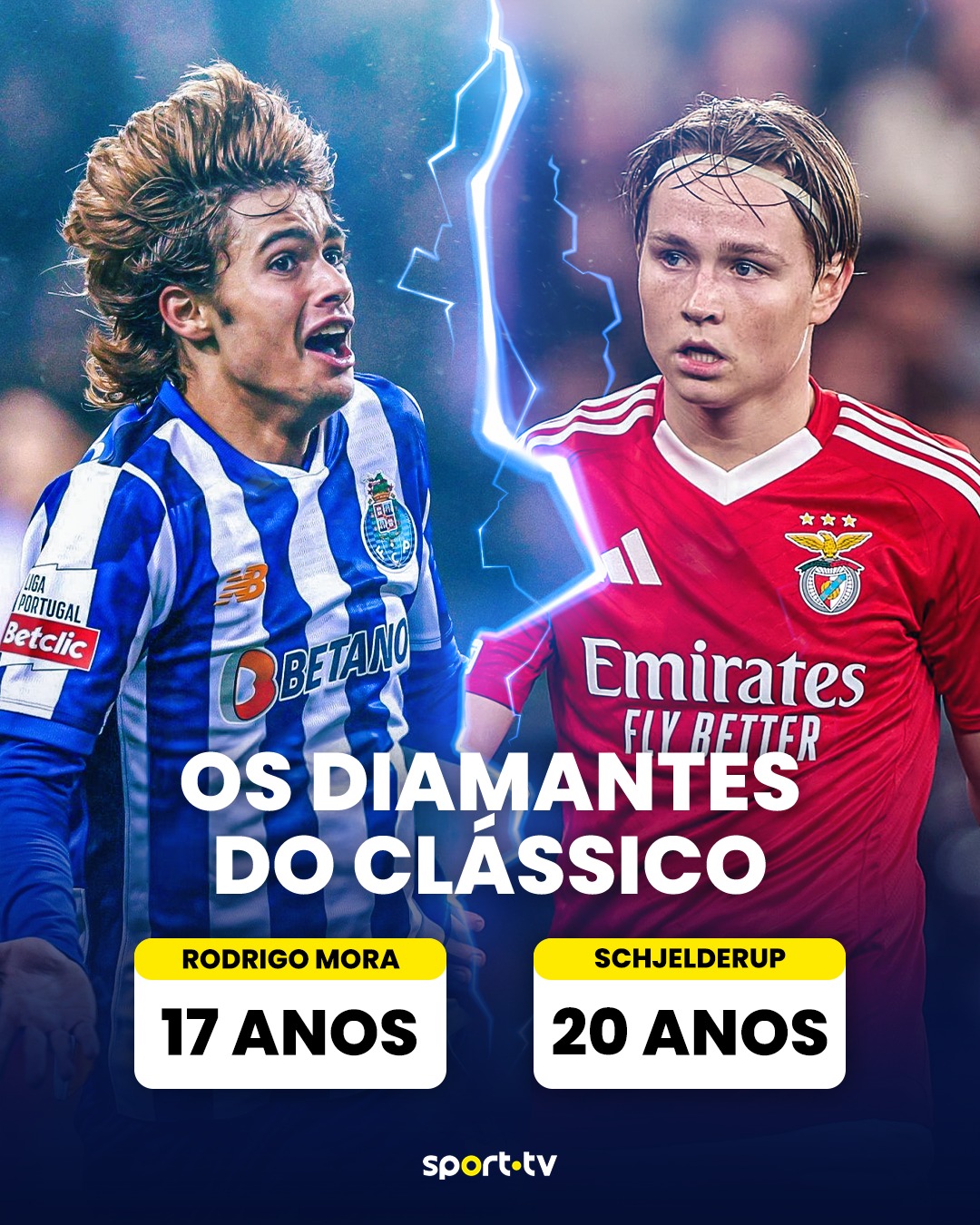 sport - Os jogadores mais novos no clássico 🙌 Quem vai espalhar mais ...