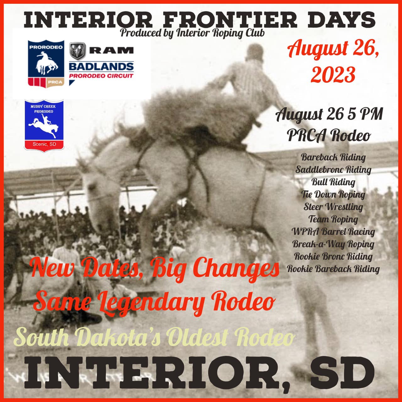 Big changes! Interior Frontier... - Interior Roping Club | Facebook