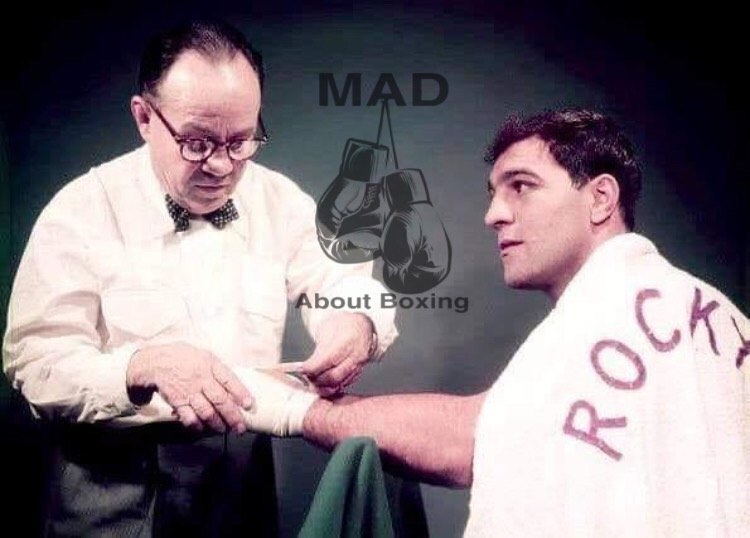 Mad.aboutboxing - 🥊 Charley Goldman wraps the hands of his charge ...