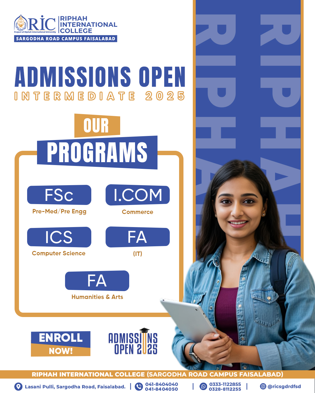 Riphah International College-Sargodha Road Campus Faisalabad | Faisalabad