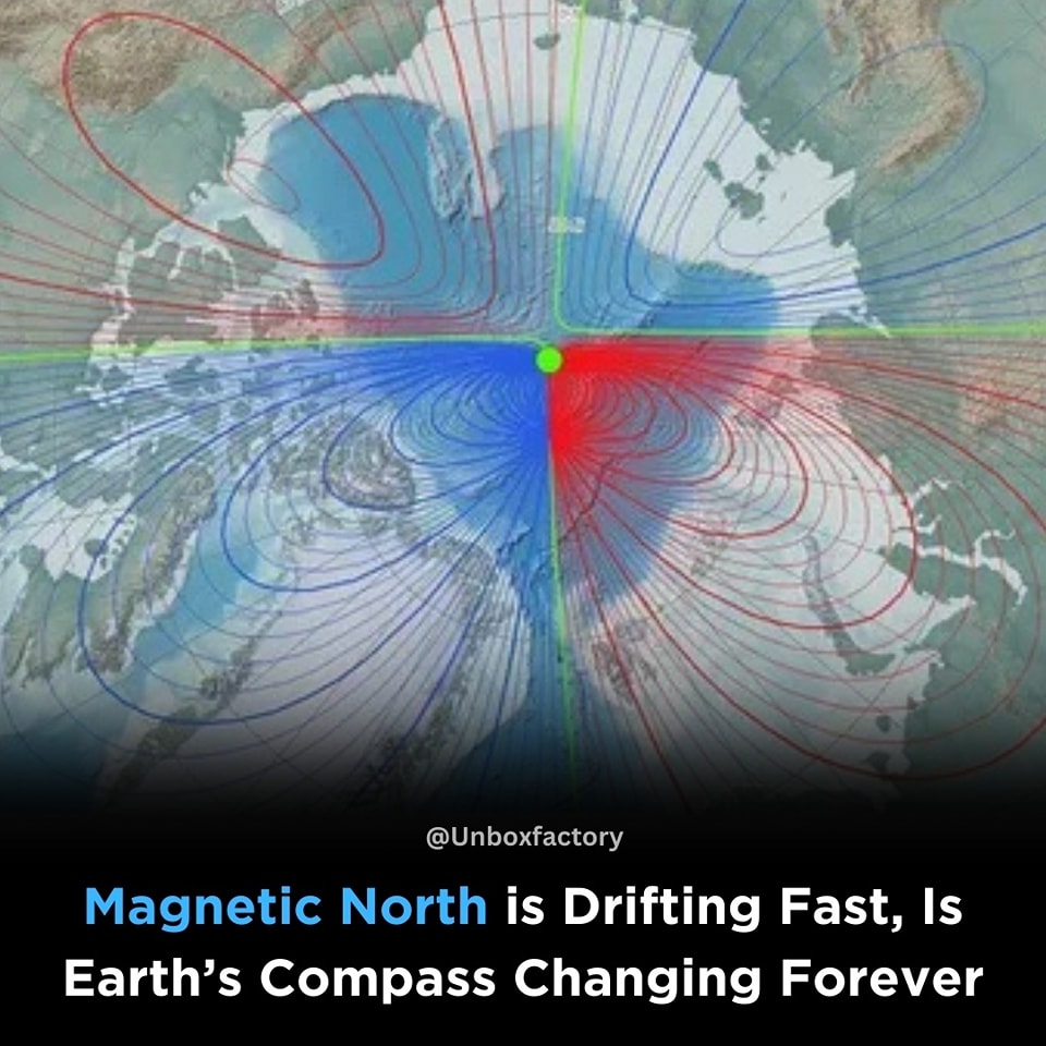 Unbox - Earth’s Magnetic North is on the Move! 🌍🧭 The Magnetic North ...