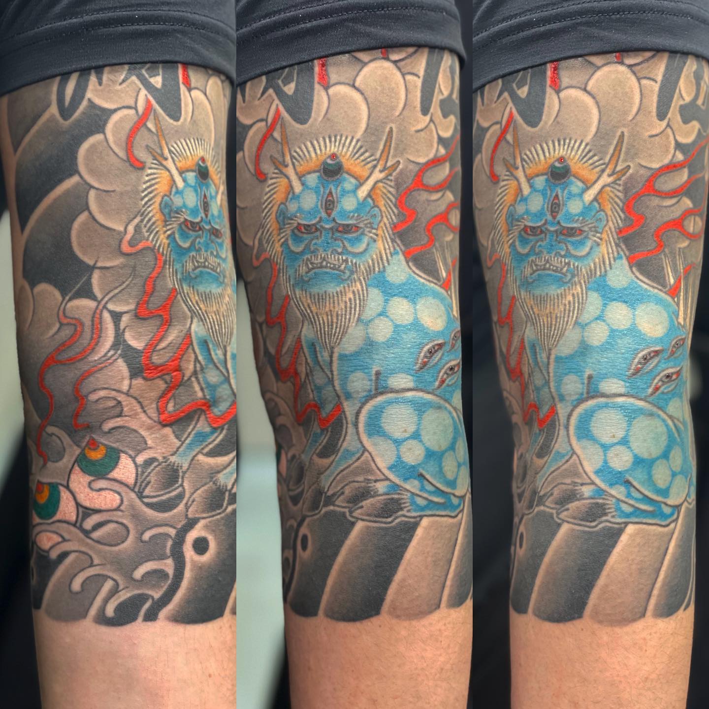 今日は栗山さんも含め全員MVP⚾️ #japanesetattoo #sleevetattoo