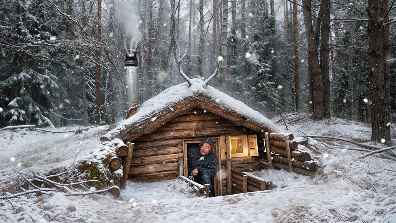 Rak - I Found a HOT SHELTER from the SNOWFALL among the Swamps | Facebook
