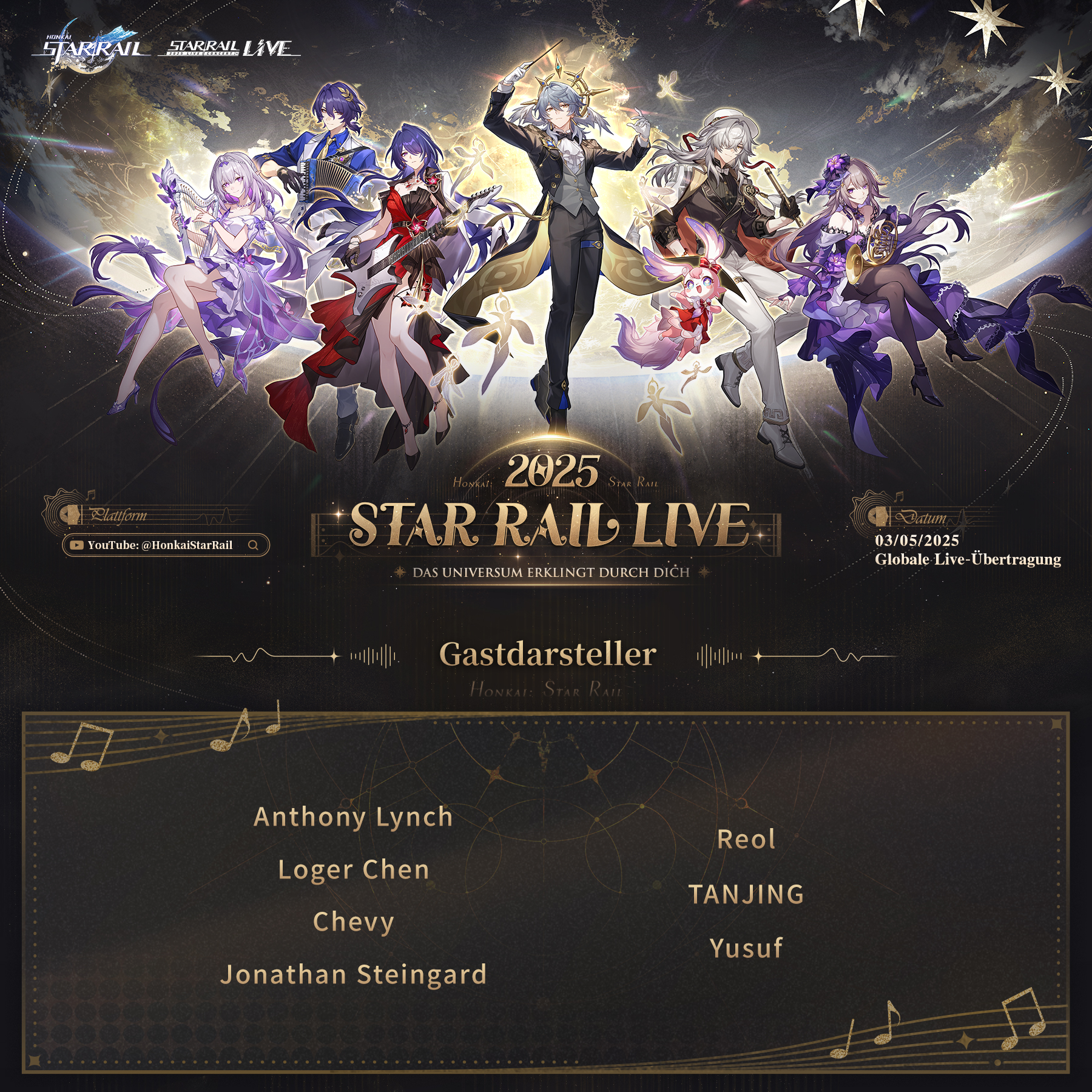 Honkai: - Star Rail LIVE – Konzert 2025 weltweiter Livestream | Honkai ...