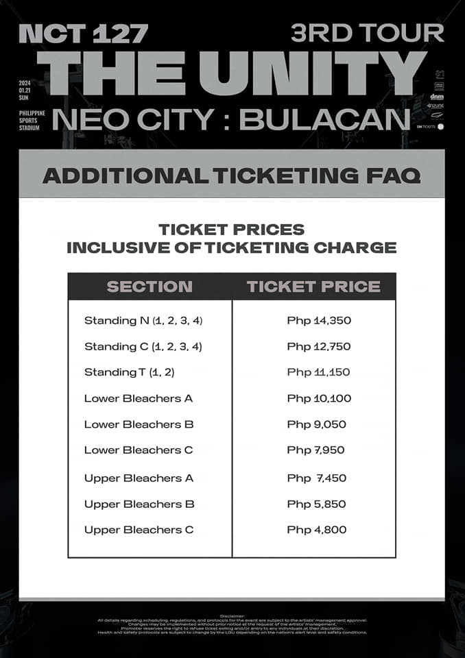 SM Tickets - [📢] Upon checking with the venue, here are...