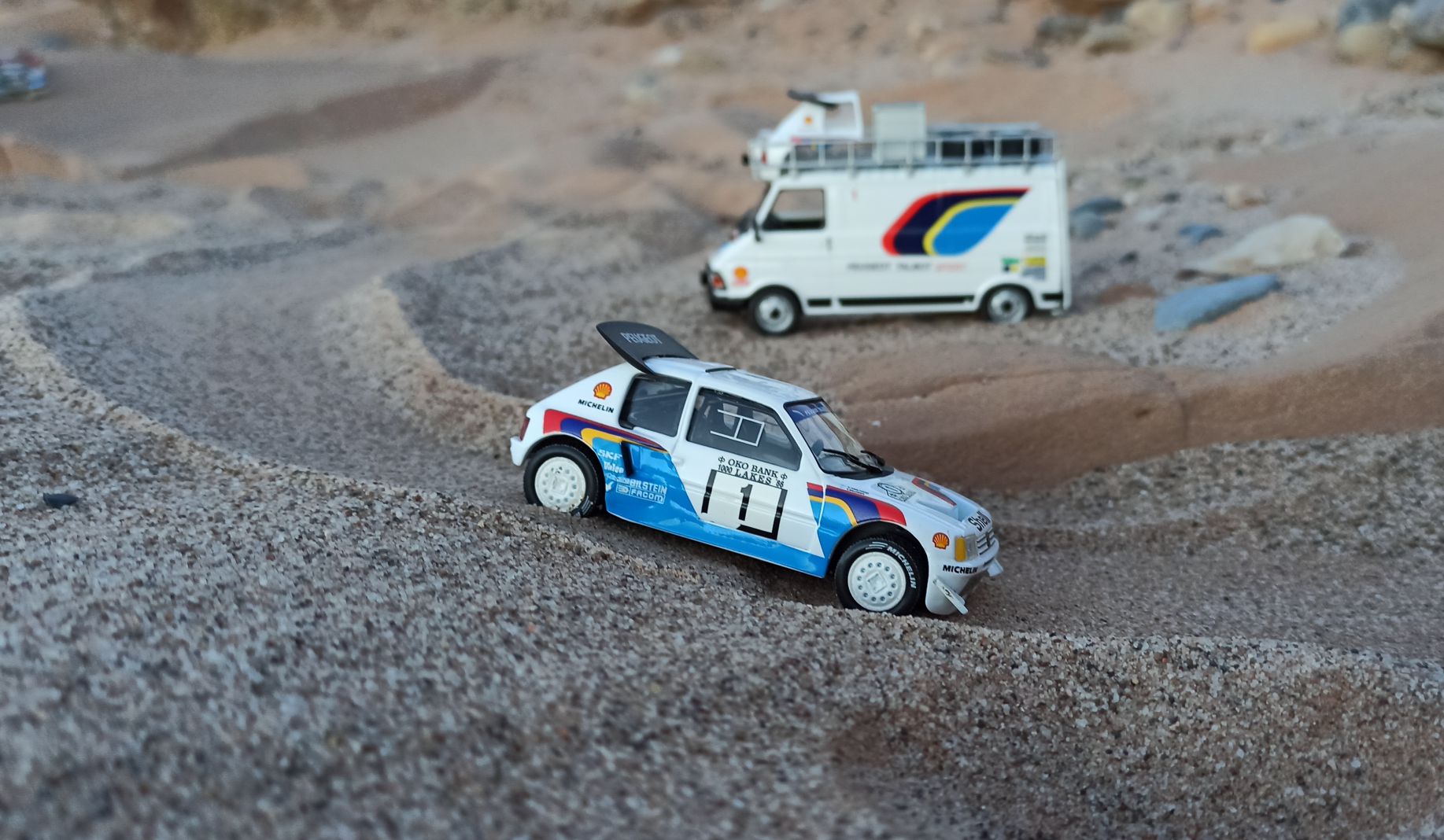 Modèle Réduit Peugeot 205 Turbo 16 E2 Rallye 1000 Lacs 1985 - 1/43, Altaya, Neuf