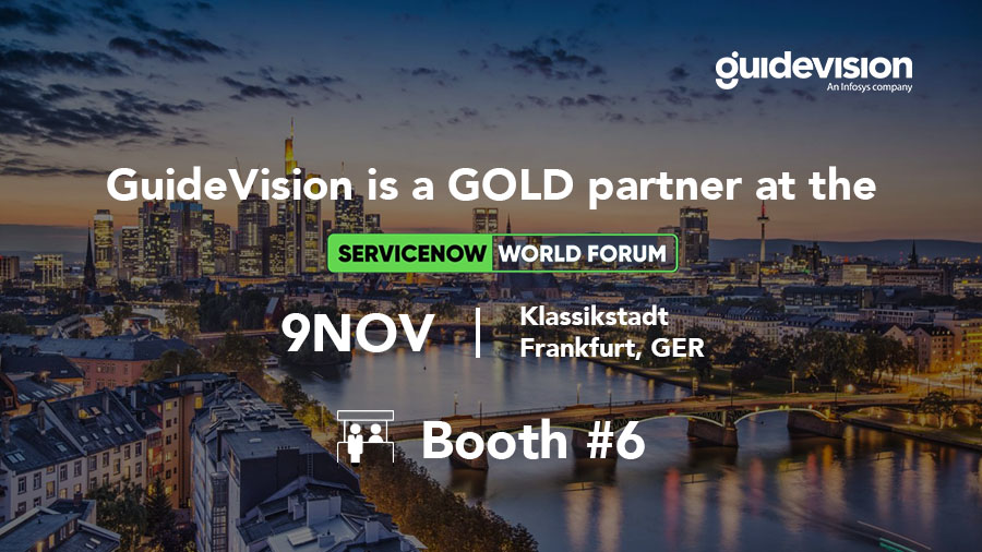 🌍 SERVICENOW WORLD FORUM - GuideVision are proud 🌟Gold Sponsors🌟 of the ...