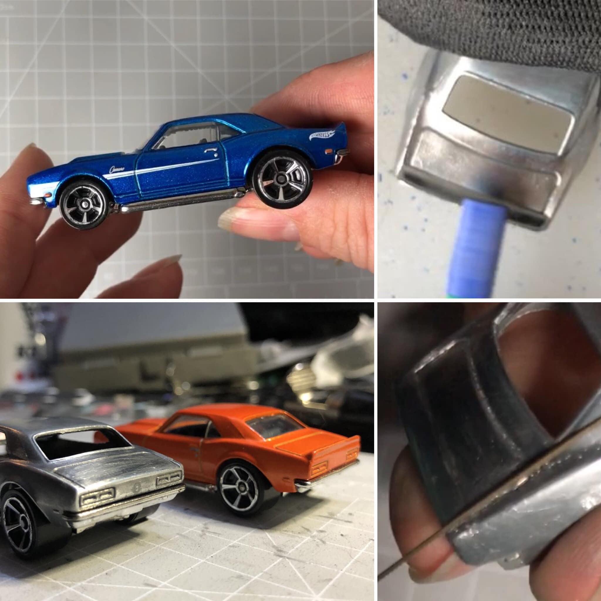 Miniature Hot Wheels Chevrolet Camaro SS 1/64 - Série Réplique 1/1 - Occasion - Pour Collection