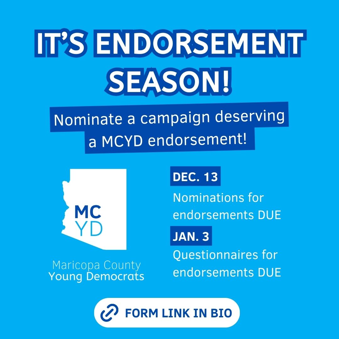 MCYD is excited to... - Maricopa County Young Democrats | Facebook