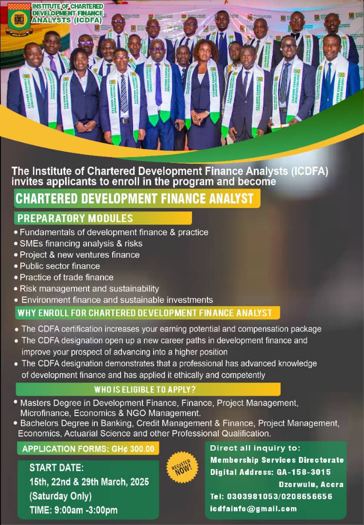 Institute of Chartered Development Finance Analysts
