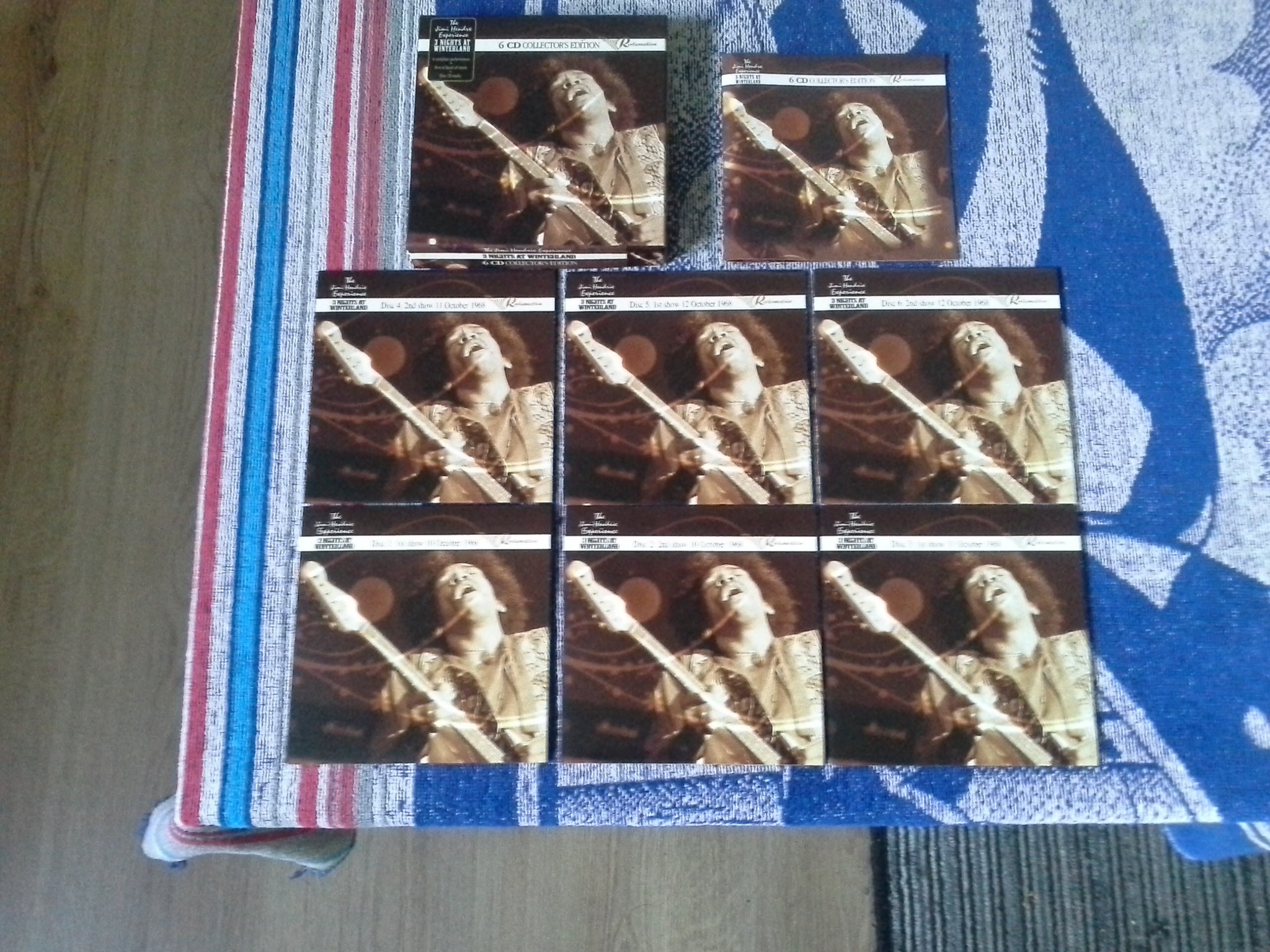 LIMITED EDITION. 3 NIGHTS AT WINTERLAND. 6XCDs BOX SET.LABEL 