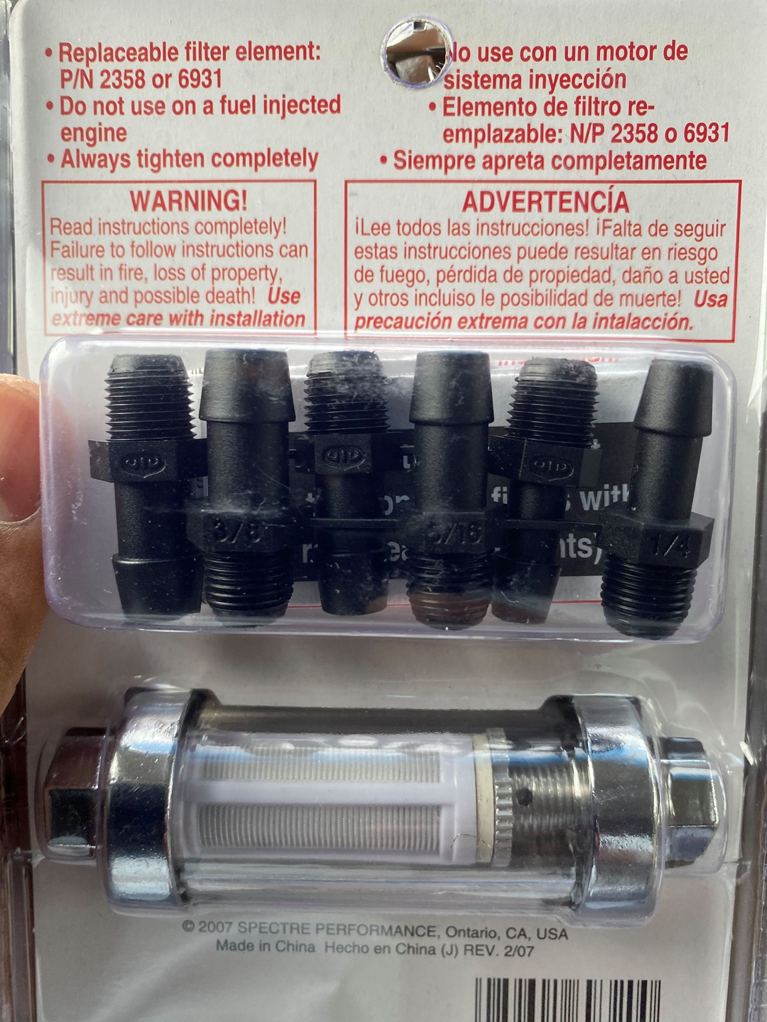 10 Universal Motorcycle Motorbike Dirt Quad ATV Bike 90° In Line Fuel