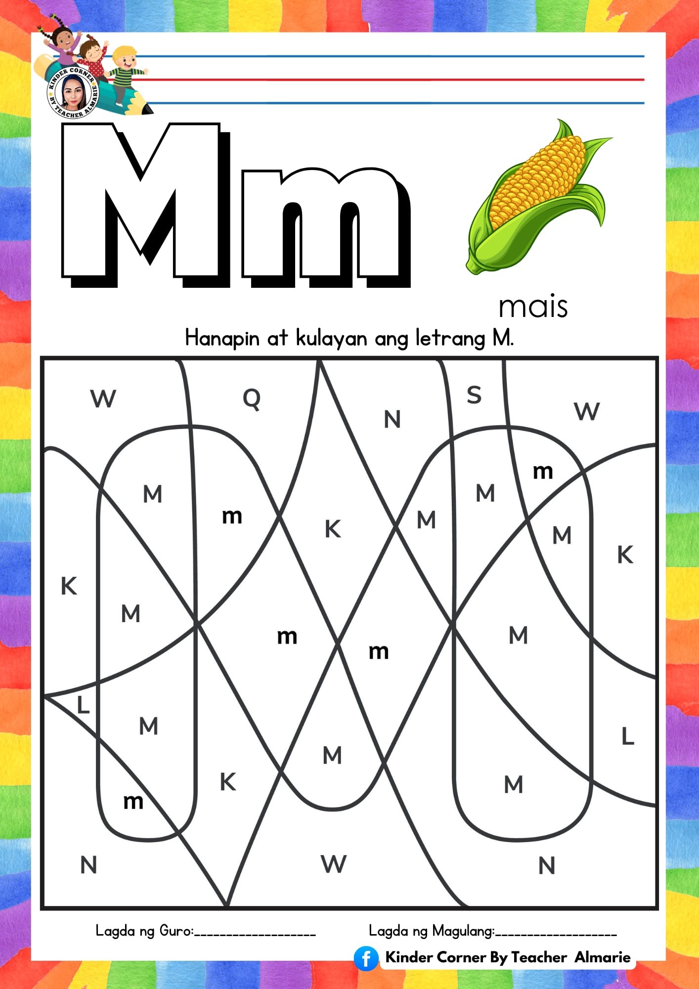Letrang Mm activity Pm... - Kinder Corner by Teacher Almarie | Facebook