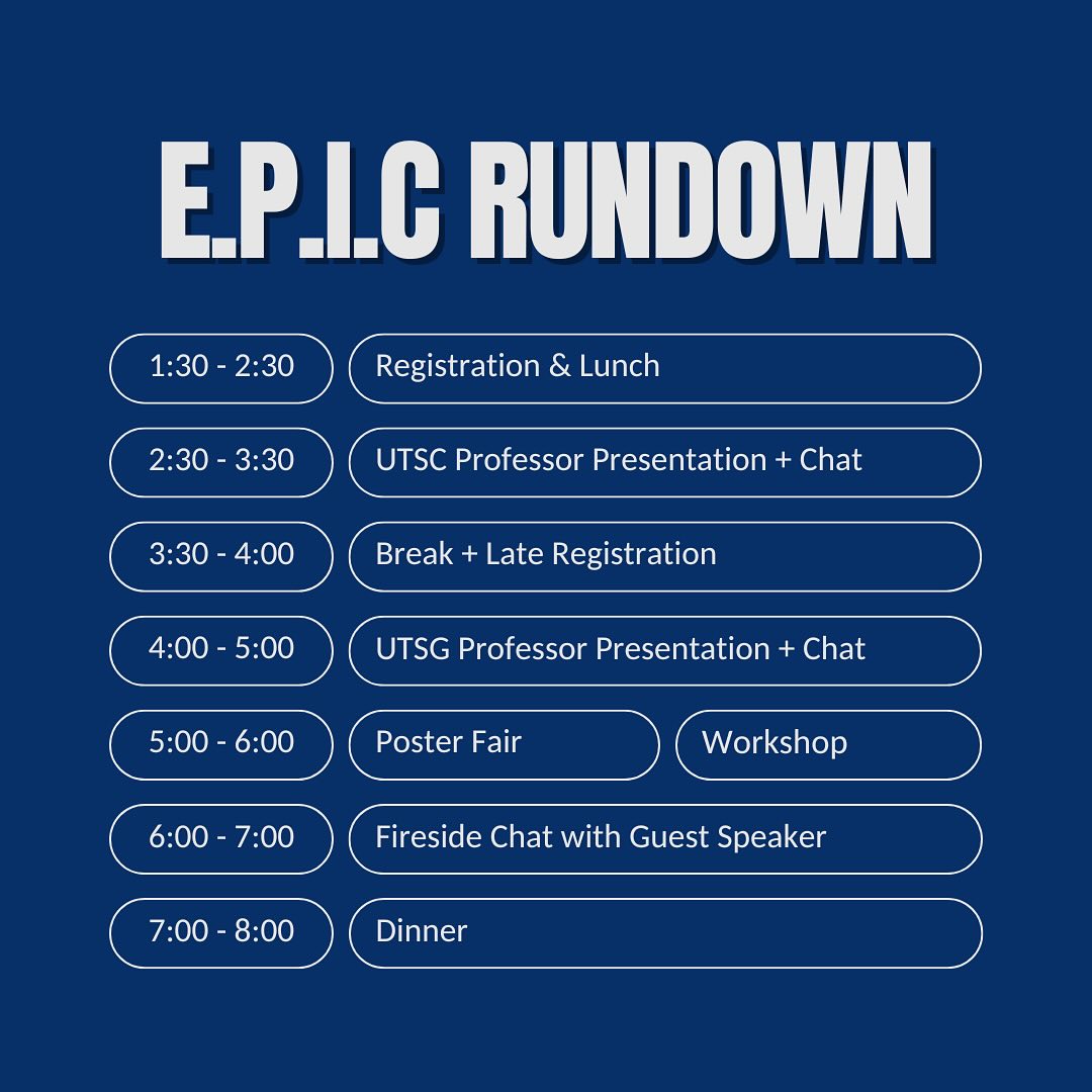 Chemistry - Here is the official event rundown for E.P.I.C! 💥 Look ...