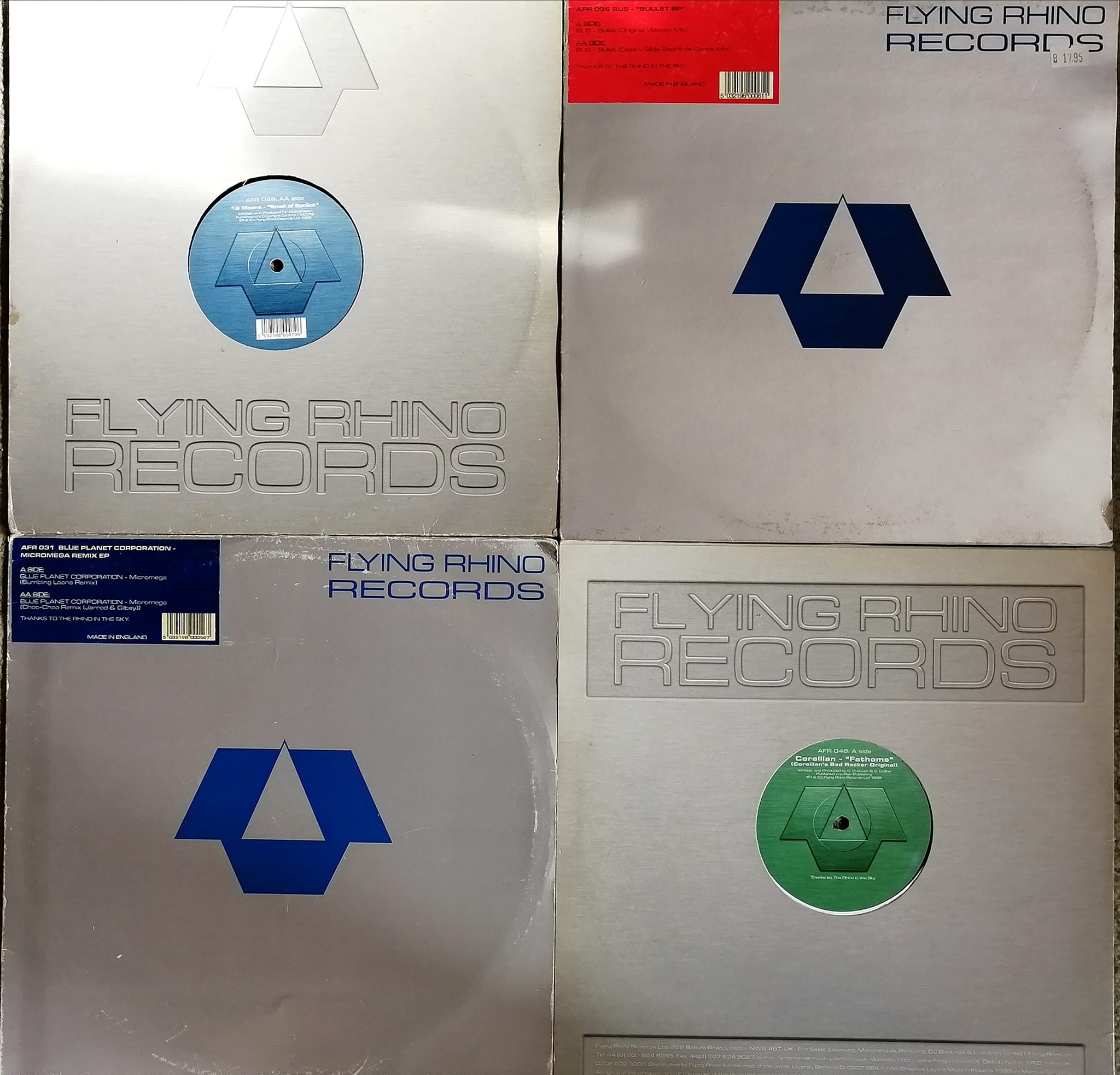 Flying Rhino Records UK electronic music label history