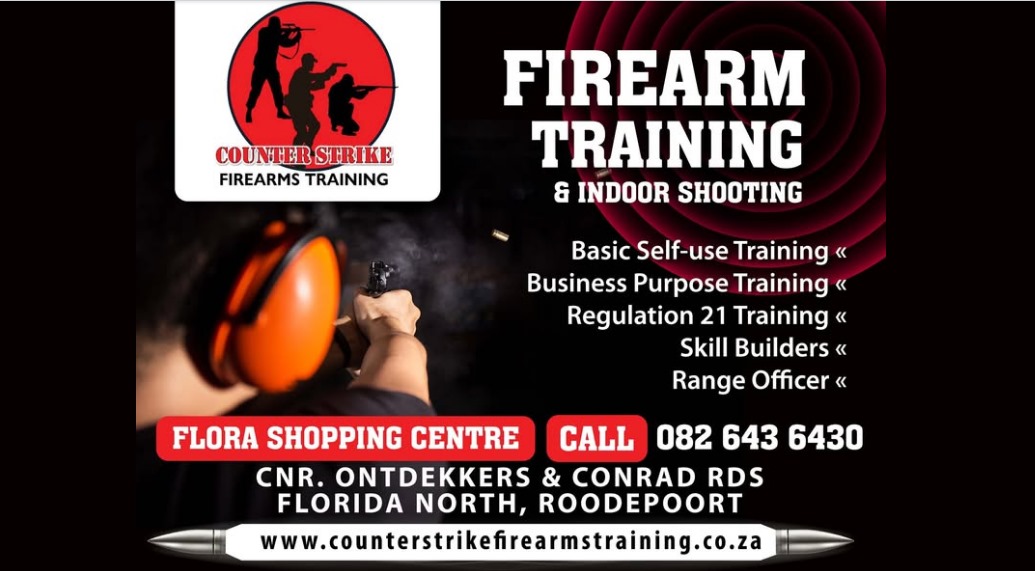 Counter Strike Firearms Training & Indoor Shooting Range | Roodepoort