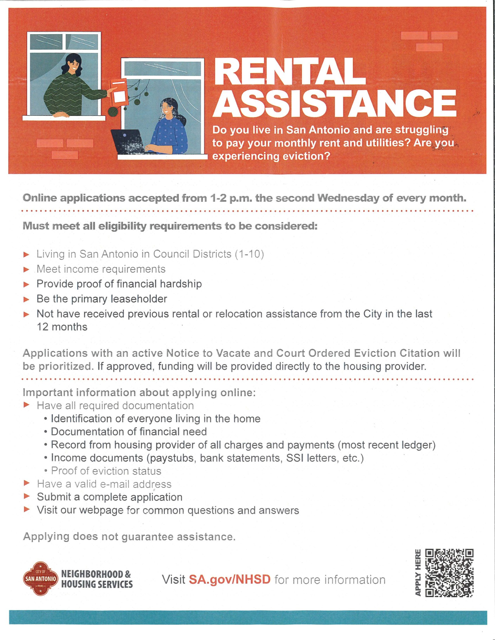 📢 Need help with relocation or rent? The City of San Antonio offers ...