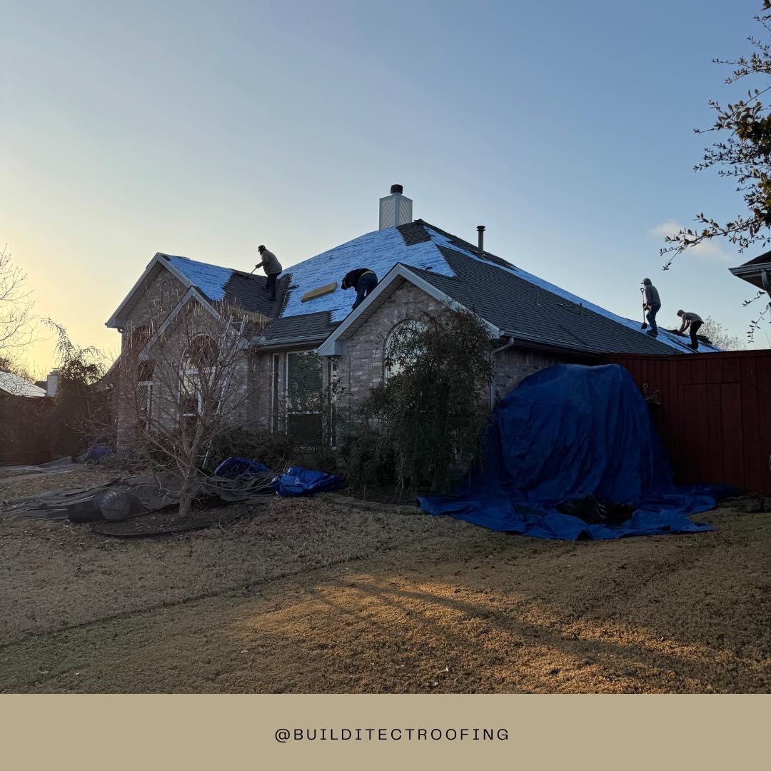 Builditect - Work in progress!! Once we get the underlayment up, we can ...