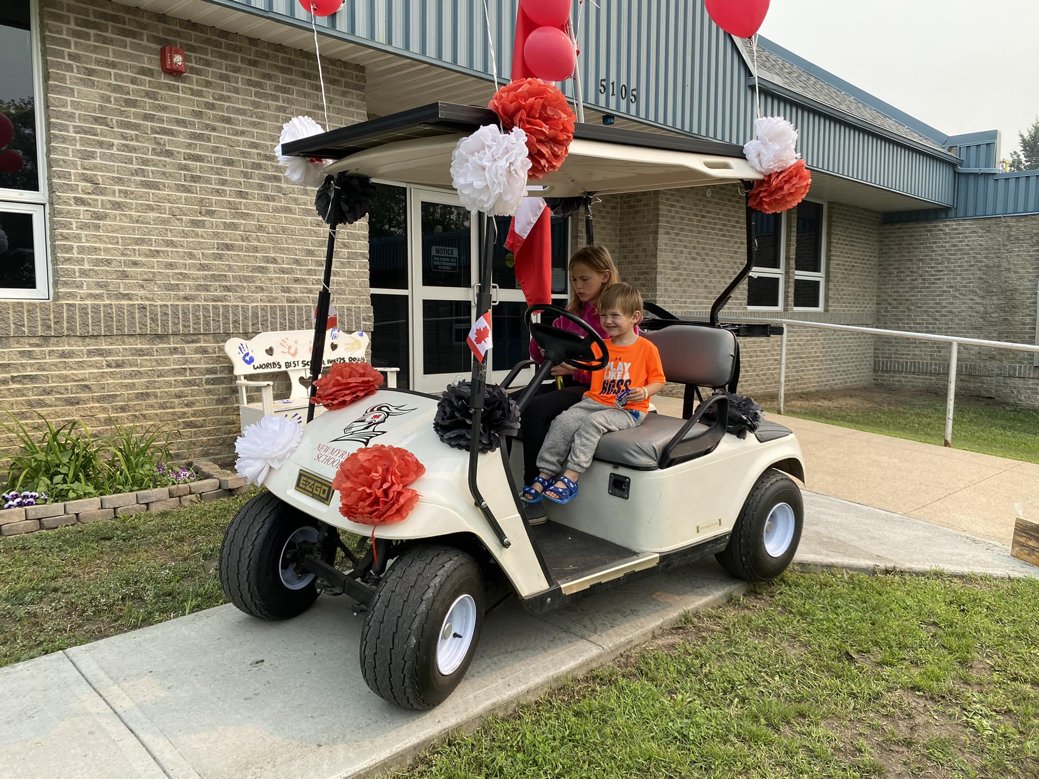 New - Mrs. Danielle Eriksen and Mr. Robert Tymofichuk had some helpers ...