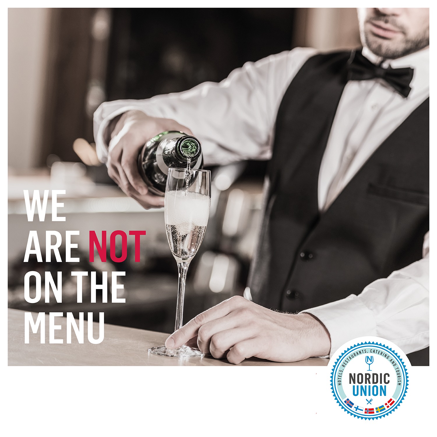 We are not on the menu