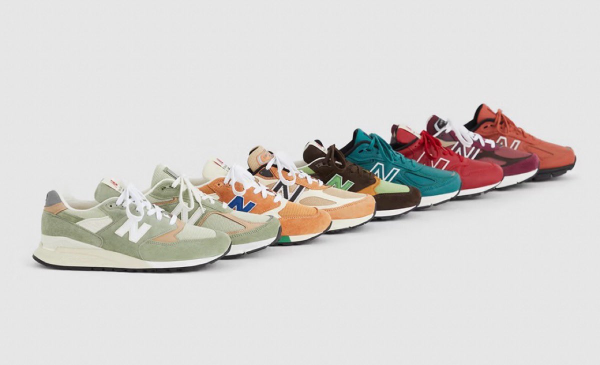 Kith x New Balance 990v3 / 990v4 / 992 / 993 for summer 2026