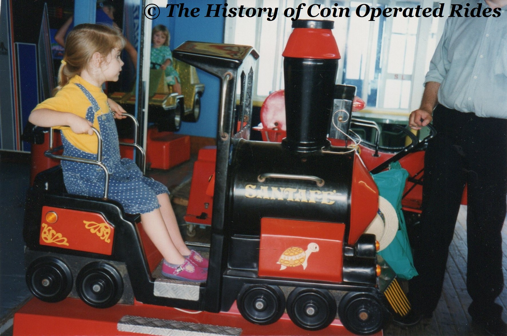 The Santa Fe steam... - The History of Coin Operated Rides
