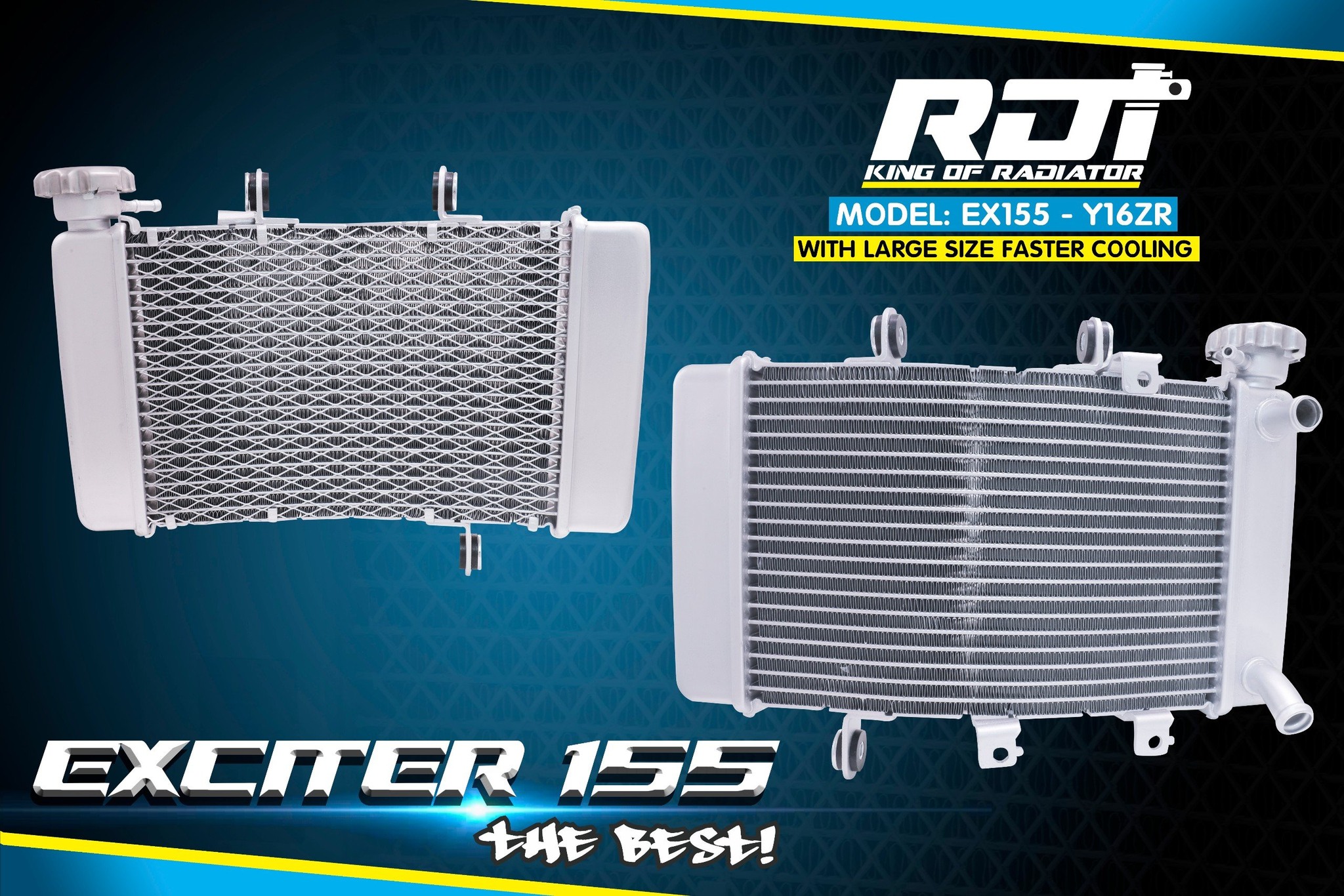 RDT - Két nước tản nhiệt lớn #RDT #Ex155 #Y16ZR Với thiết kế cong và ...
