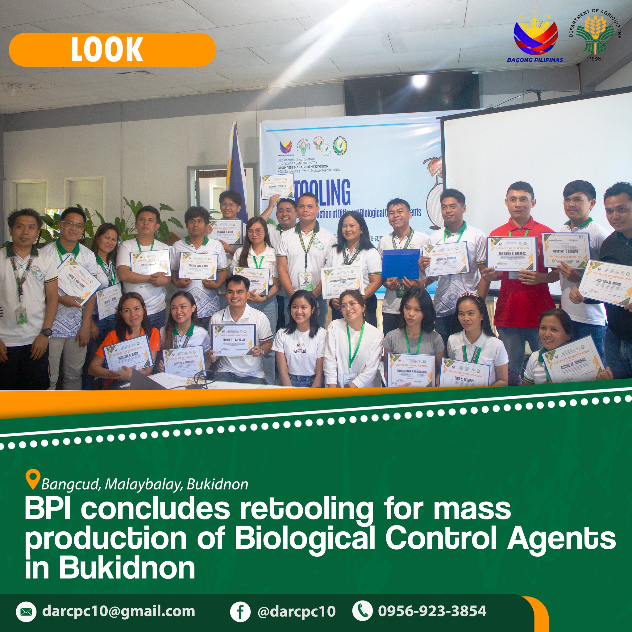 Department of Agriculture - Regional Crop Protection Center 10 | Malaybalay