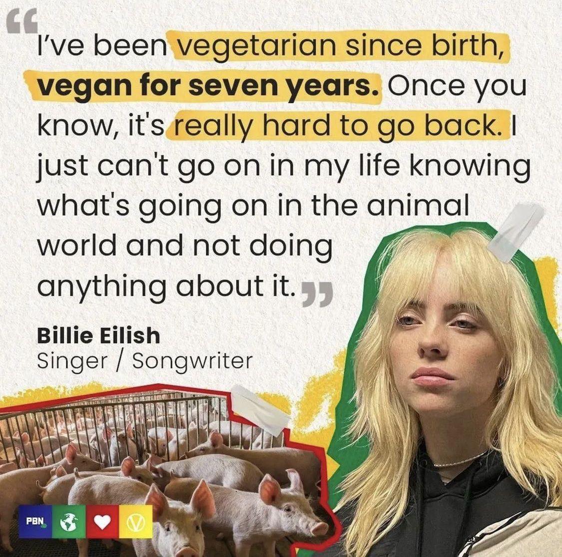The Bearded - 📢 Billie Eilish X Plant Based News 📢 | Facebook