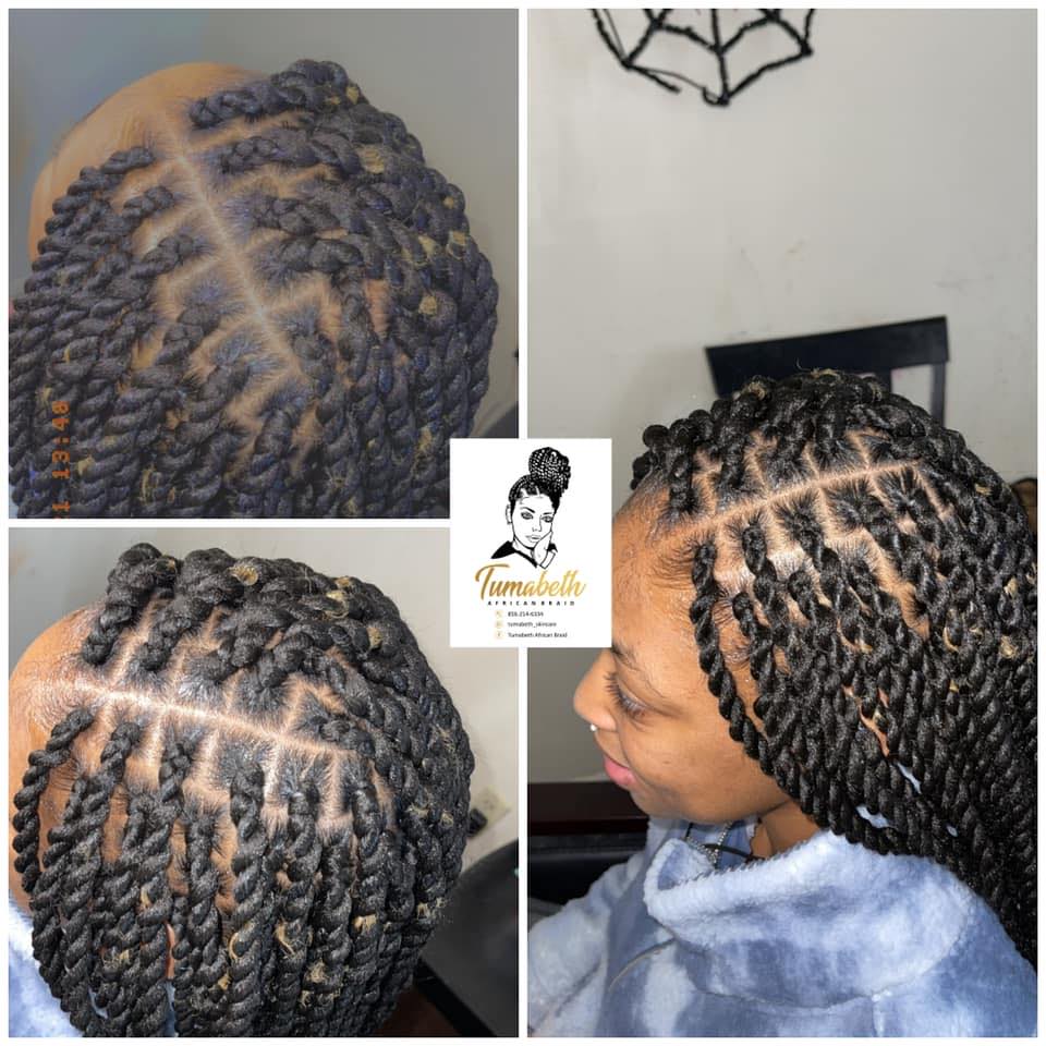 Knotless braids💕💕 . 📞 now: 8562146334 . Color: 1b . . @tumabeth_beauty ...