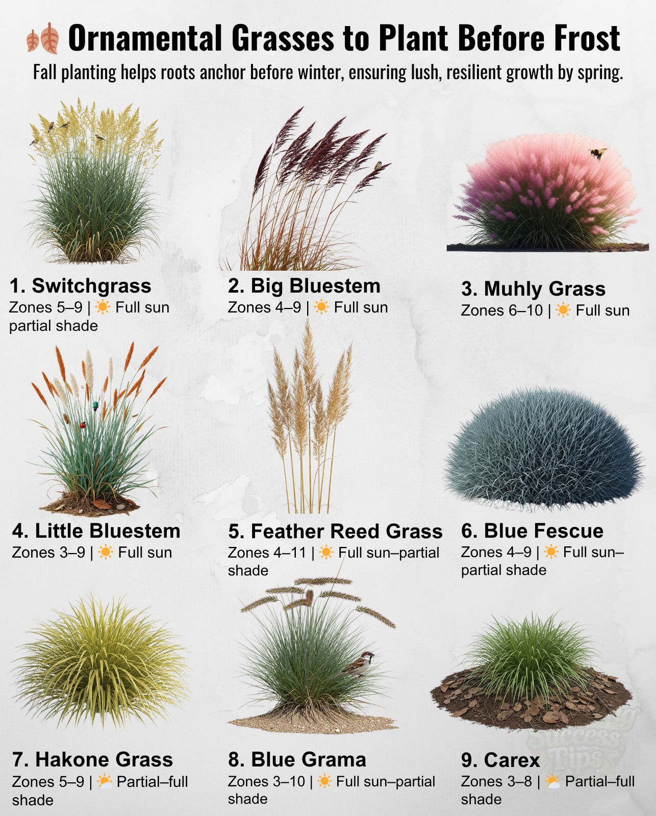 Gardening - Add graceful motion, texture, and four-season beauty