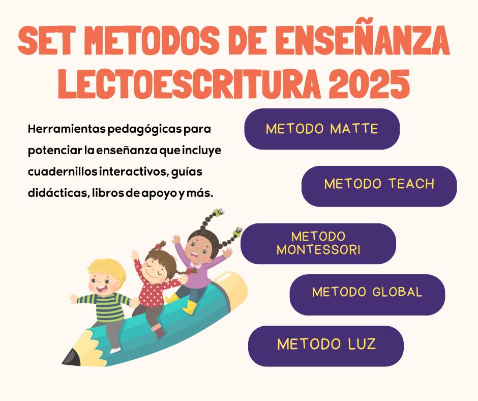 EmporioLibros - 📚SET MÉTODOS DE ENSEÑANZA LECTOESCRITURA 2025 🗂 VALOR ...