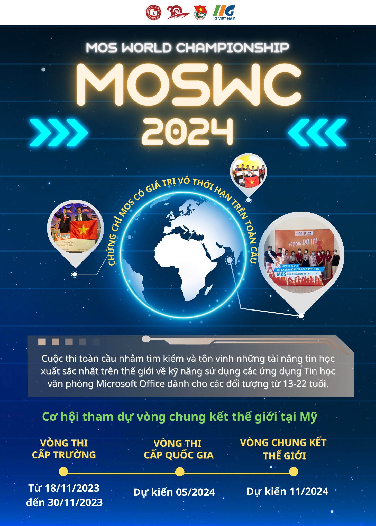 💥[MOSWC 2024] CHÍNH THỨC PHÁT ĐỘNG CUỘC THI VÔ ĐỊCH TIN HỌC VĂN PHÒNG ...