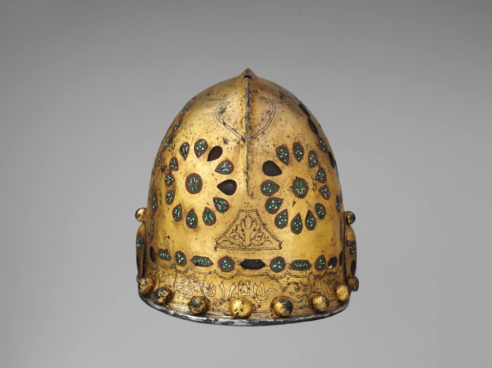 This helmet is the only known example of armor to survive from the ...
