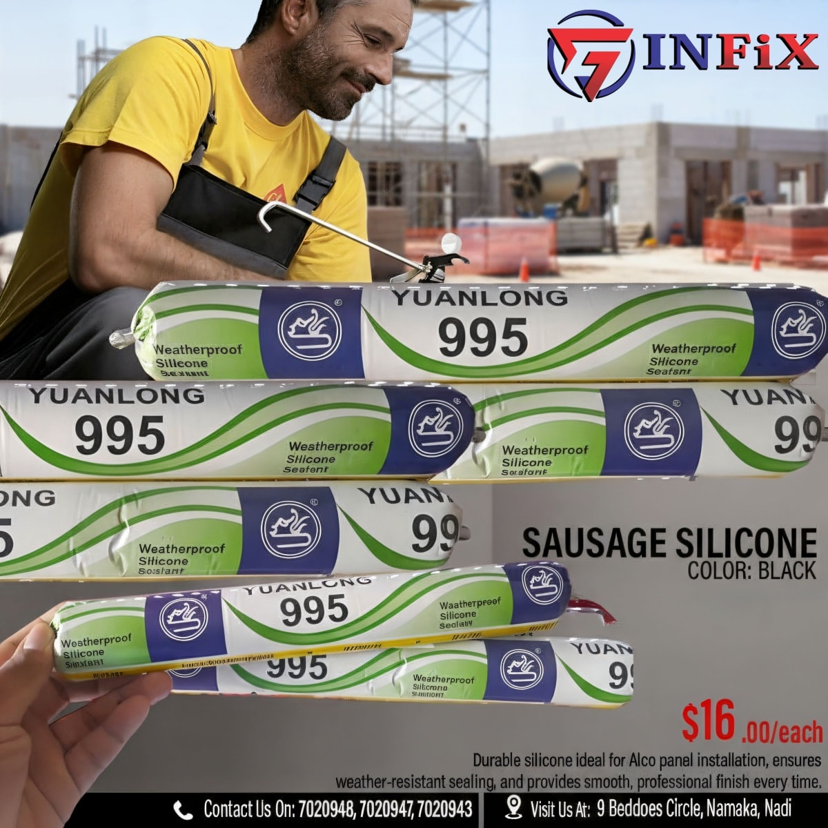 Infix - Introducing Yuanlong 995 Weatherproof Silicone Sealant from ...