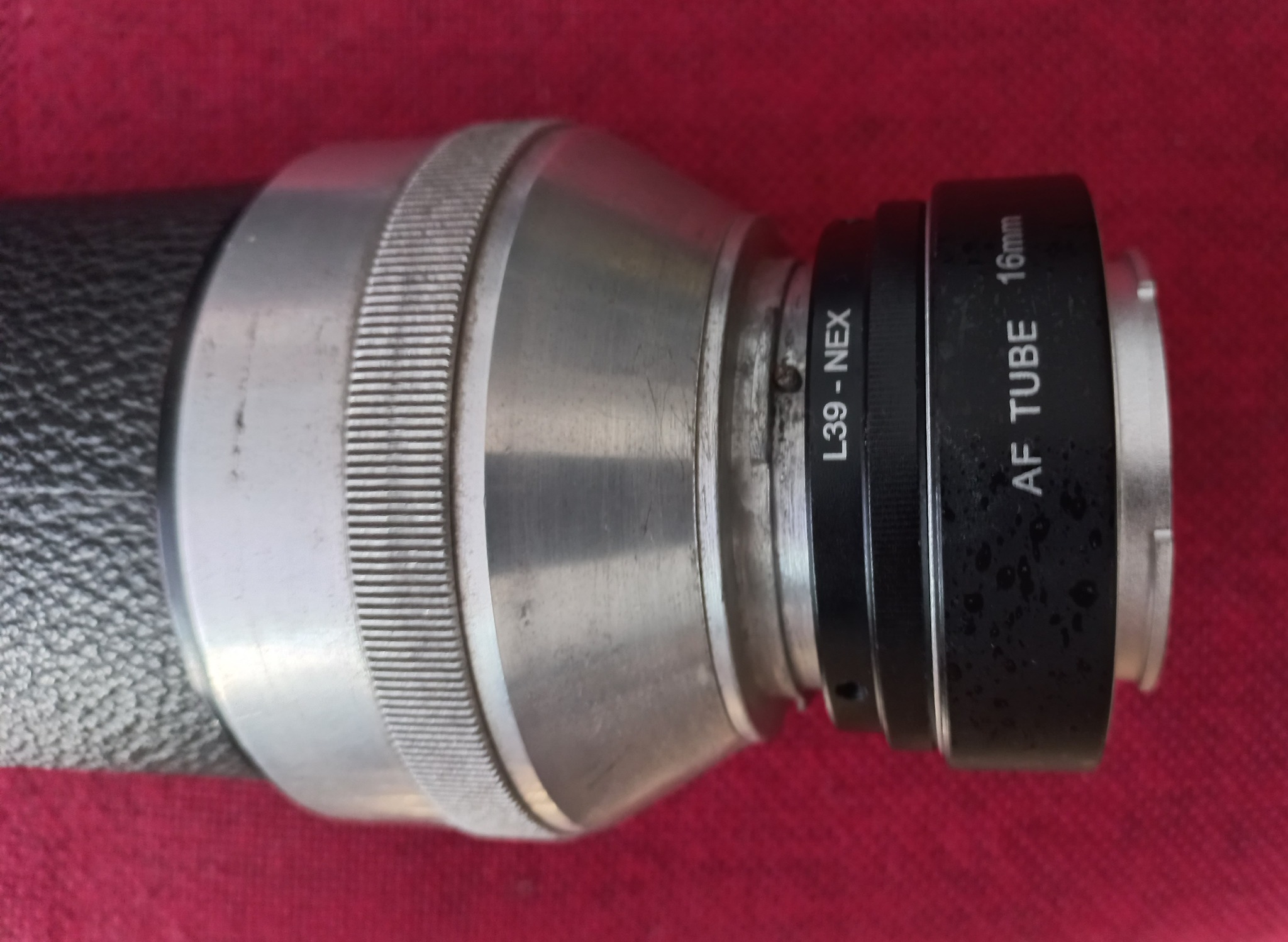 Carl Zeiss Jena Tessar 5cm f2.8, 14-Blades Pre War 1937 lens, on