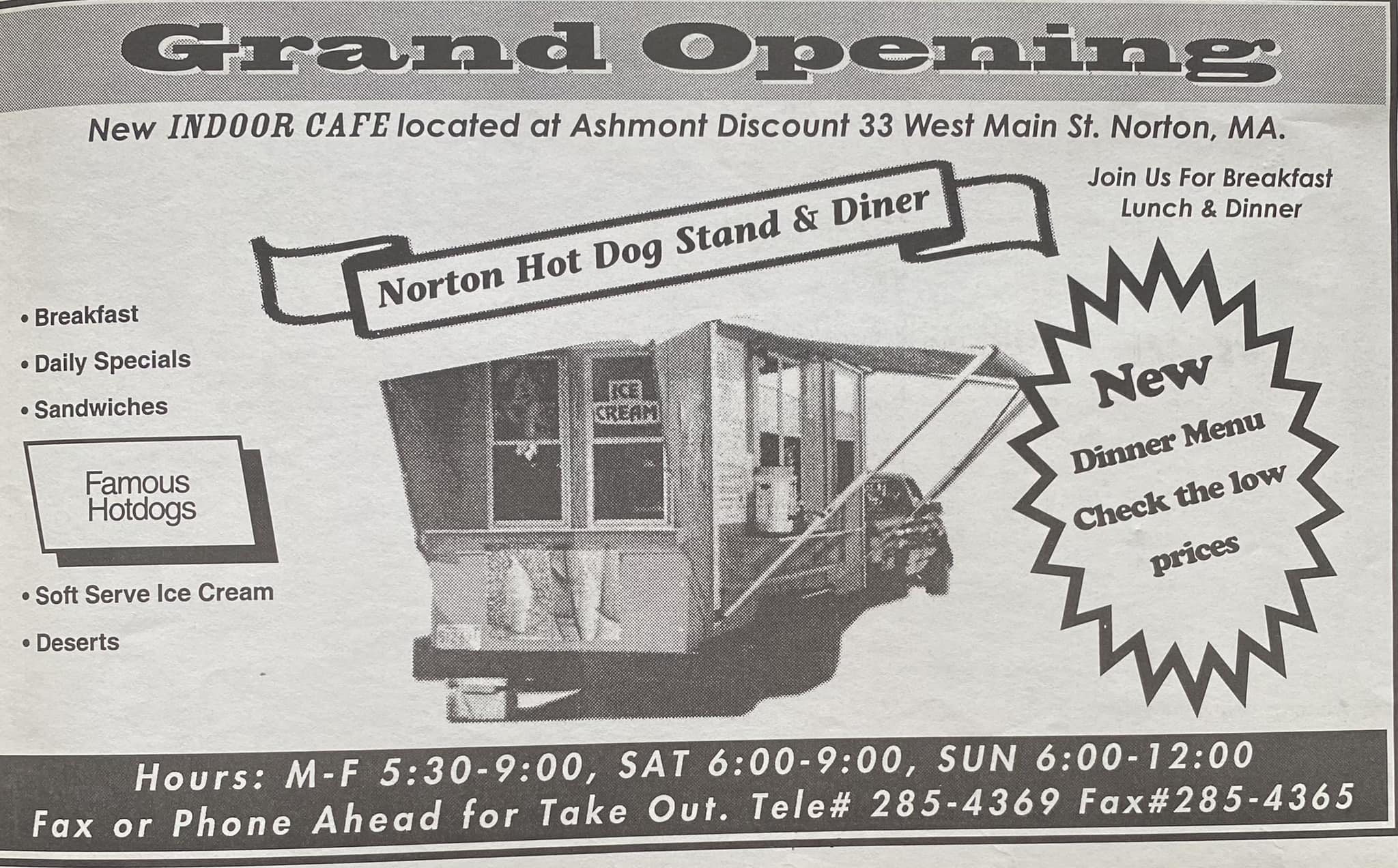 Norton's original hot dog stand since 1979