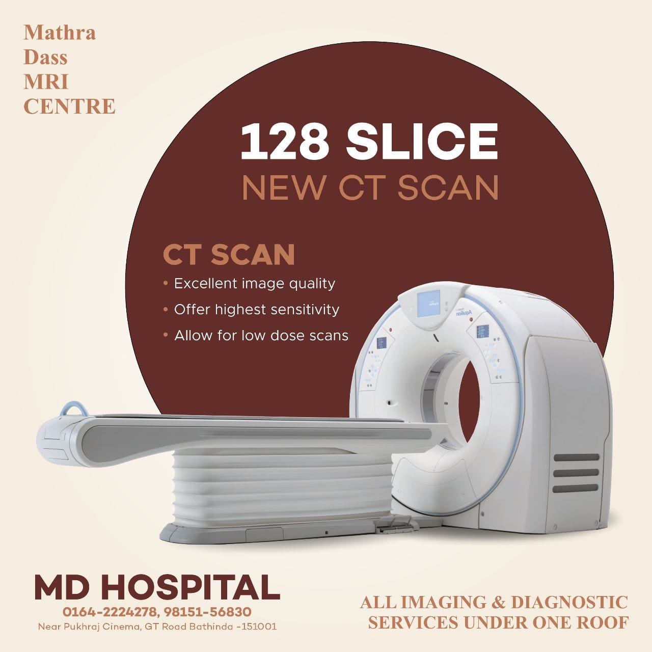 Mathra Dass M R I ,CT , Color Doppler and Ultrasound Centre | Bathinda