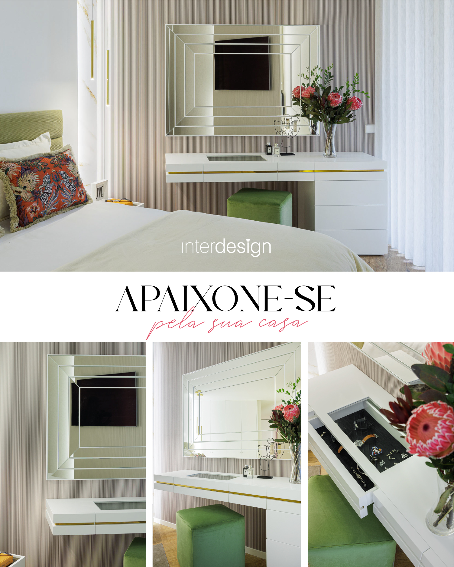Um cantinho cheio de charme ... - Interdesign Interiores