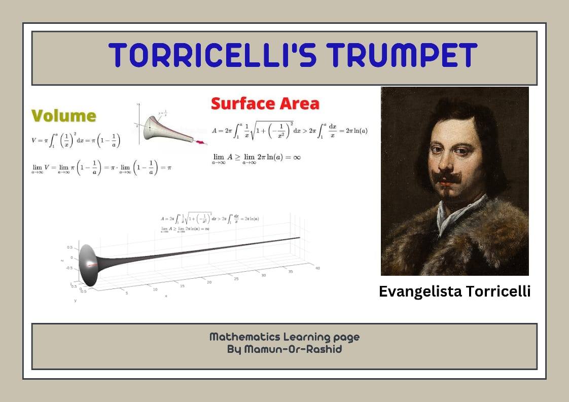 Mathematics - A Gabriel's horn (also called Torricelli's trumpet) is a ...