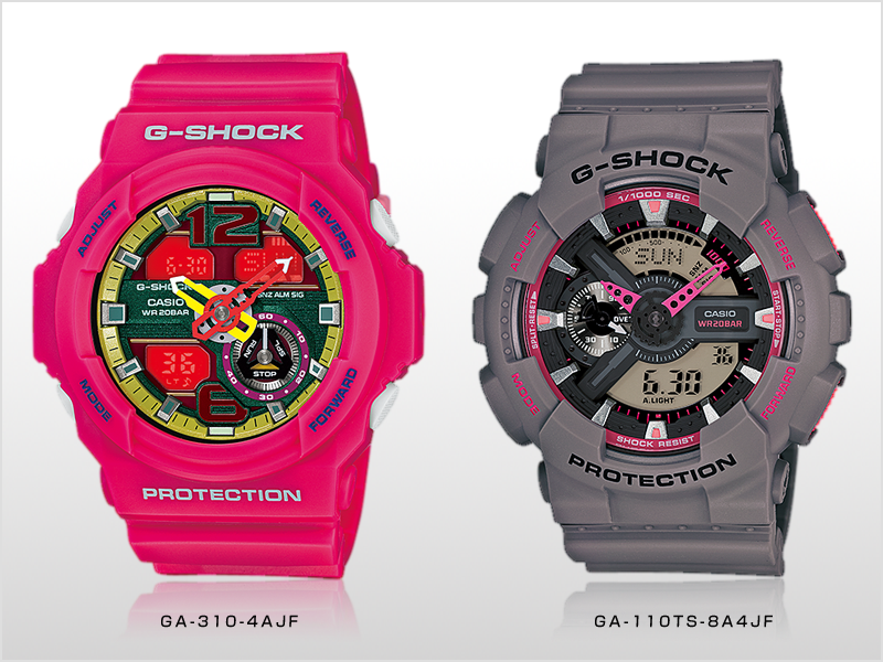 ピンク アナデジ Gショック 美品 GA-310 カシオ G-SHOCK
